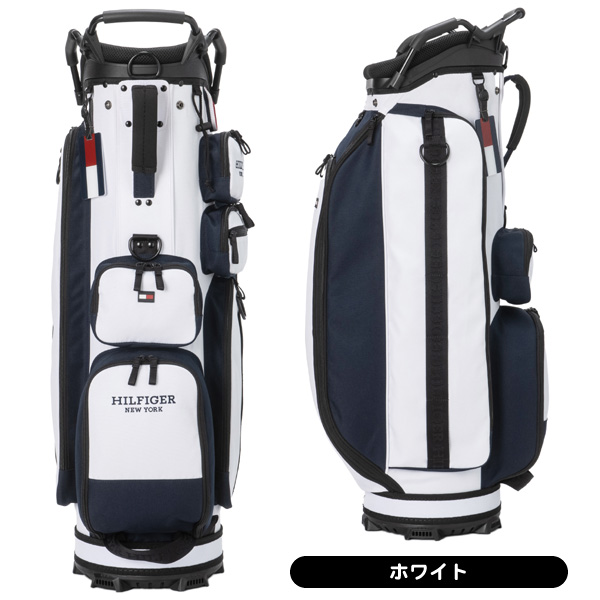 トミーヒルフィガー メンズ キャディバッグ THMG4SC3 トミーヒルフィガー 新品 THMG4SC3 キャディバッグ カラーブロック ゴルフバッグ・キャディバッグ