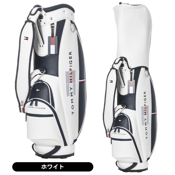 TOMY トミー　キャディーバッグ　ゴルフ トミーヒルフィガー THMG4FC7 フラッグ キャディバッグ レディース