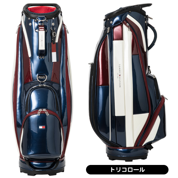 トミーヒルフィガーカート キャディバッグ thmg5fc1【9.0型】ブルー トミーヒルフィガー キャディバッグ THMG5FC1 メンズ レディース