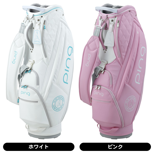 ピン 2023 CB-L2302 ソフトPU 9型 キャディバッグ レディース | Lieto