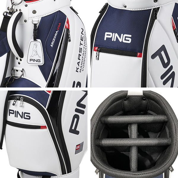 ピン 2023 CB-U2305 PUスポーツ キャディバッグ レディース メンズ