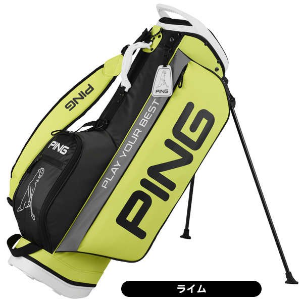 メンズ ピン 2024 CB-P2405 ライト スタンド キャディバッグ 男性用