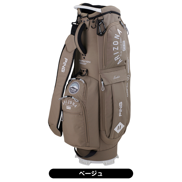 限定値下げ⭐︎ PING ゴルフバッグ ベージュ PING（ピン） レディース ピュア (CB-L2401) ゴルフ キャディバッグ