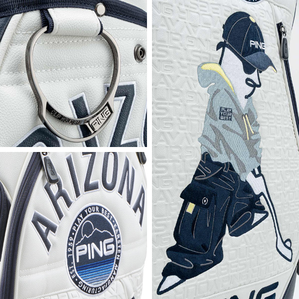 ピン 2025 CB-N2502 Mr.PING ストリートカジュアル キャディバッグ