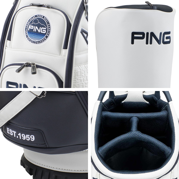 ピン 2025 CB-N2502 Mr.PING ストリートカジュアル キャディバッグ