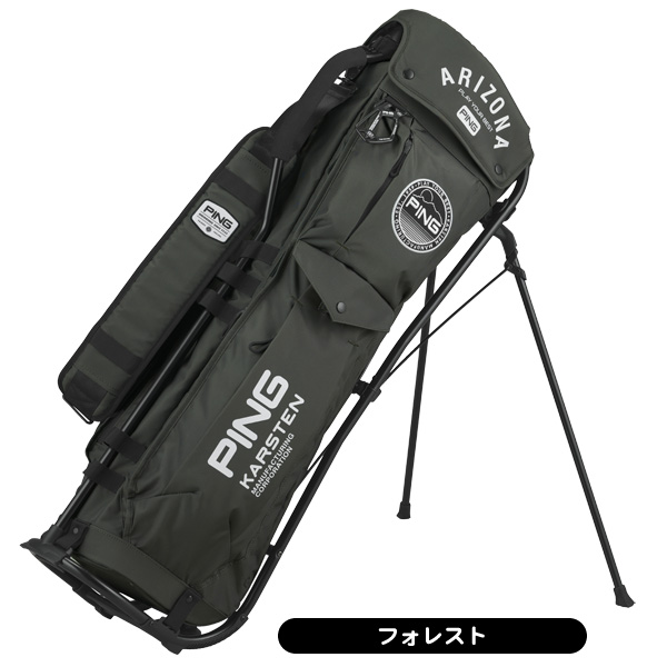 新品◆2025限定品◆ピン◆パイプ フレームスタンドCB-N2503オレンジ ピン キャディバッグ CB-N2503 メンズ レディース パイプフレーム