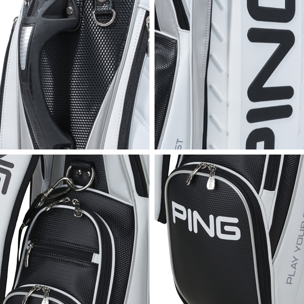 PINGピン AUTHENTIC オーセンティックカート　キャディバッグ9型 CB-U2504 オーセンティックカート(トリコ): キャディバッグ│PING