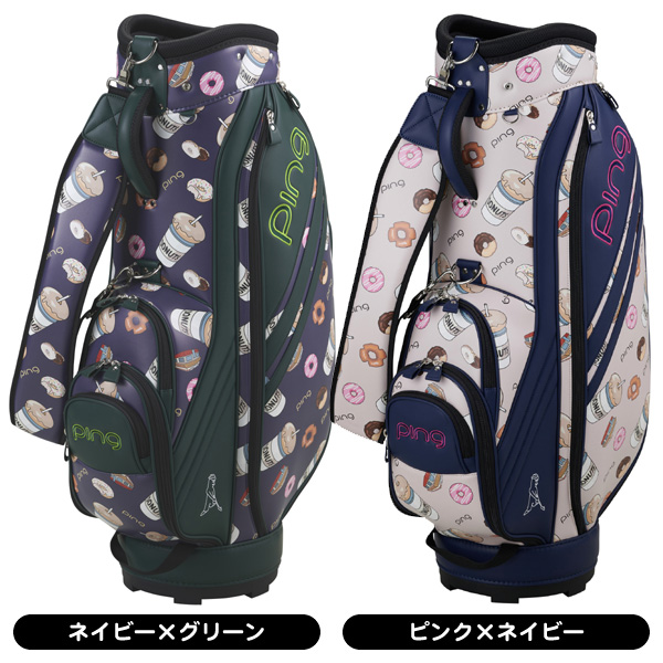 ピン キャディバッグ CB-L2505 レディース ドーナッツ カート型 9型