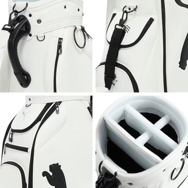 プーマ キャディバッグPU カート型 9型 2025年モデル ホワイト 楽天市場】プーマ（PUMA）（メンズ）ゴルフ カート式 キャディバッグ