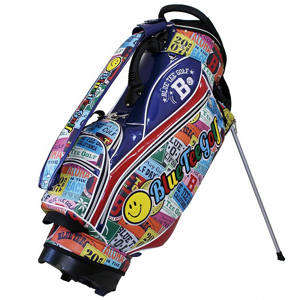 ブルーティーゴルフ ワッペン柄 CB-025 スタンド キャディバッグ