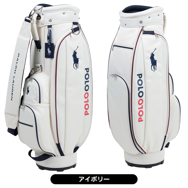 【新品】ポロ RLC107 8.5インチ キャディバッグ アイボリー ポロゴルフ RLX ラルフローレン キャディバッグ RLC107 ウィメンズ