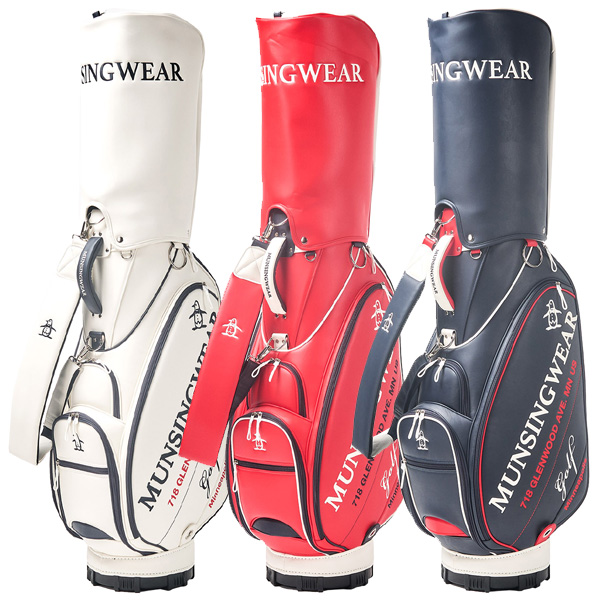 【新品未使用】ゴルフウエアメンズ　マンシングウエア メンズ マンシングウェア 2025 MG5SCB01M 大口径 キャディバッグ