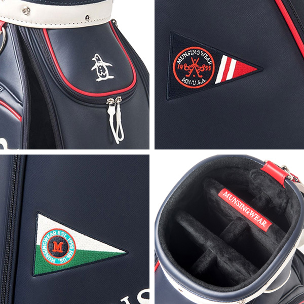 【新品未使用】ゴルフウエアメンズ　マンシングウエア メンズ マンシングウェア 2025 MG5SCB01M 大口径 キャディバッグ