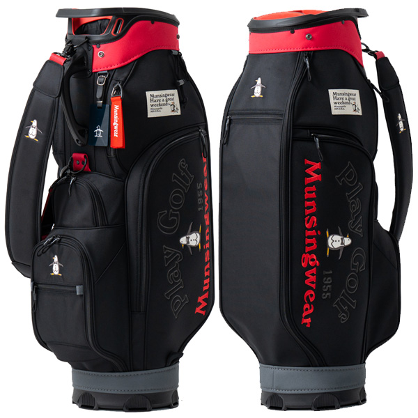 マンシングウェア 2025 MG5SCB04M バイカラーリング キャディバッグ