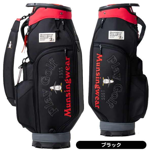 マンシングウェア 2025 MG5SCB04M バイカラーリング キャディバッグ