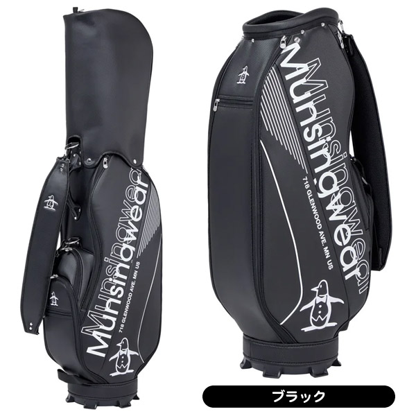 マンシング キャディバッグ MG5FCB03M メンズ 軽量 カート型 9型 2025