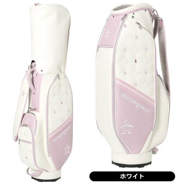 マンシング キャディバッグ MG6SCB05L レディース ペンギンドット