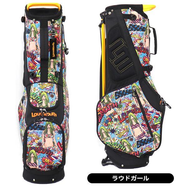 メンズ ラウドマウス LM-CB0028 スタンド キャディバッグ 男性用