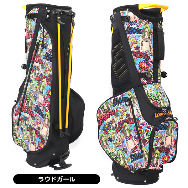 メンズ ラウドマウス LM-CB0028 スタンド キャディバッグ 男性用