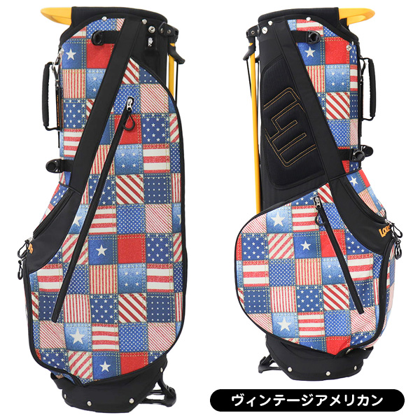 ラウドマウス キャディバッグ LM-CB0029 メンズ レディース PE 軽量 ラウドマウス キャディバッグ LM-CB0029 メンズ レディース PE 軽量