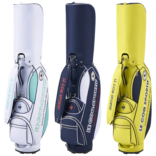 ゴルフバック ルコック 2025 LG5SCB01L スポーティデザイン キャディバッグ