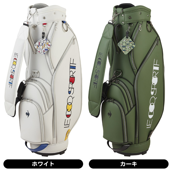 aG つるやゴルフ　ゴルフバッグ　レディース レディース ルコック 2025 LG5SCB03L モンドリアンロゴ キャディ