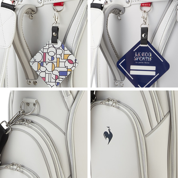 aG つるやゴルフ　ゴルフバッグ　レディース レディース ルコック 2025 LG5SCB03L モンドリアンロゴ キャディ