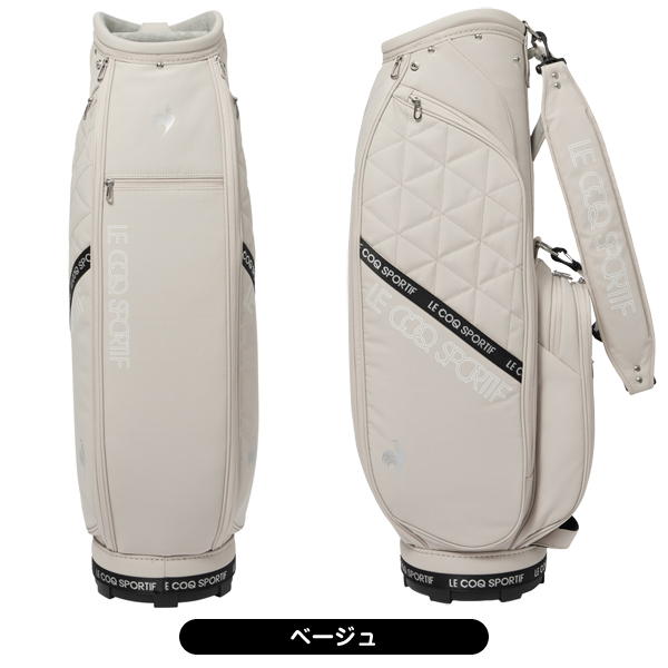LE COQ SPORTIF ゴルフバッグ・キャディバッグ ベージュ le coq sportif GOLF（ルコックスポルティフ ゴルフ） ルコック
