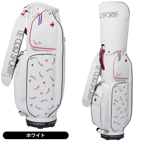 ルコック キャディバッグ LG5FCB03L 飛び柄デザイン 軽量 カート型 8.5