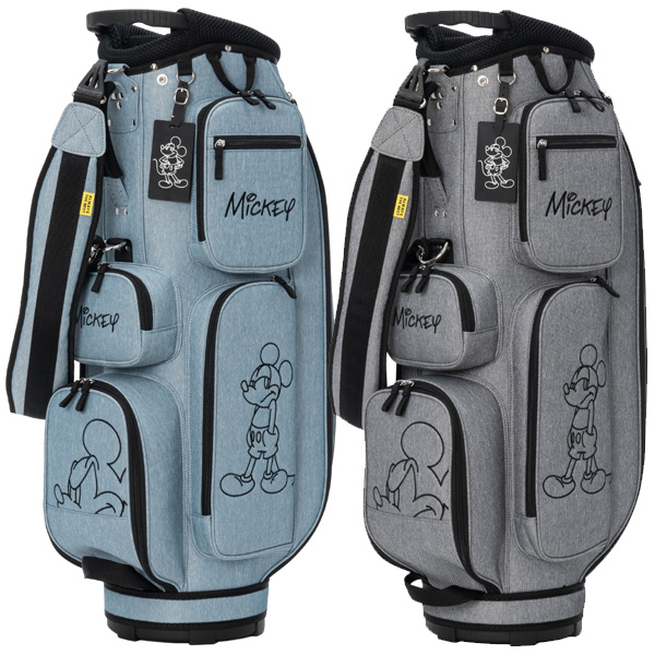 ディズニー キャディバッグ XYMG6SC2 ラインアート カート型 9型 2026