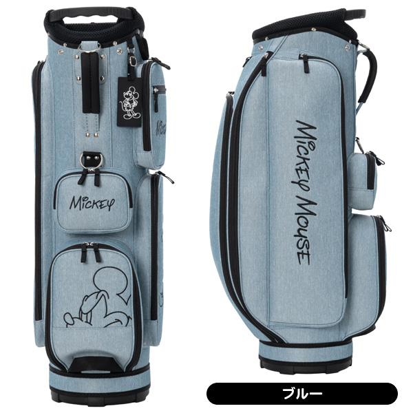 ディズニー キャディバッグ XYMG6SC2 ラインアート カート型 9型 2026