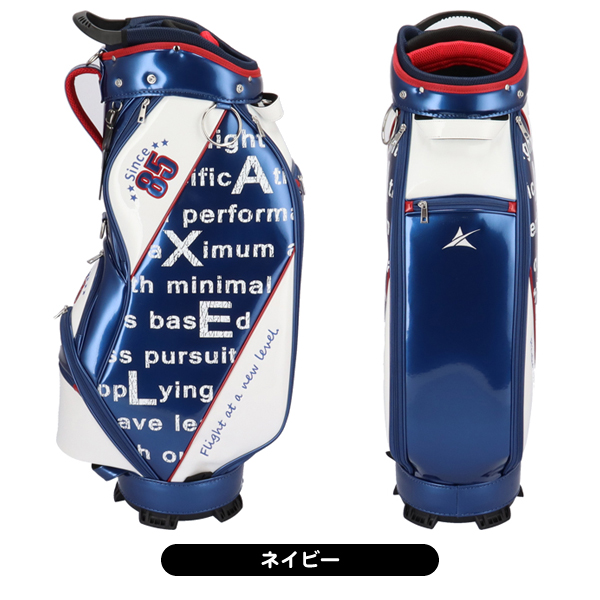 メンズ AXEL 2023 AXCB-23331CINB 9.5型 キャディバッグ 男性用 メンズ AXEL 2023 AXCB-23331CINB 9.5型 キャディバッグ 男性用