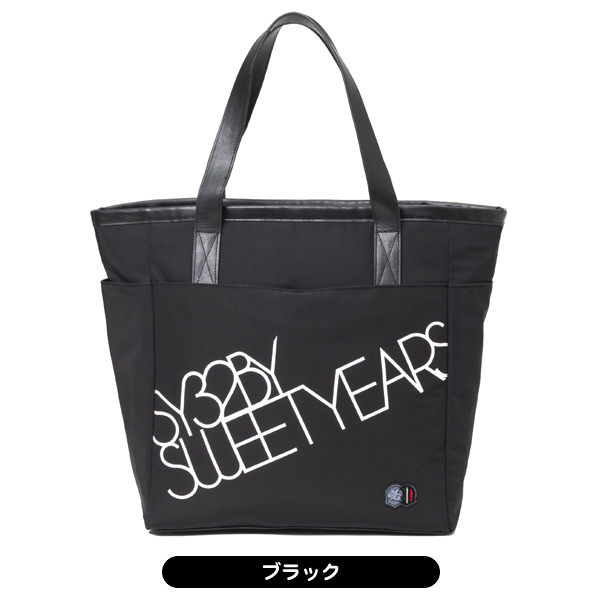 【新品】SY32 BY SWEET YEARS ゴルフ　ボストンバッグ 黒 SY32 ボストンバッグ SYG-26S9-03 メンズ スラッシュ ロゴ ロッカー