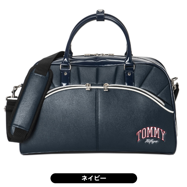 メンズ トミーヒルフィガー THMG4FB1 エナメルスポーツ ボストンバッグ
