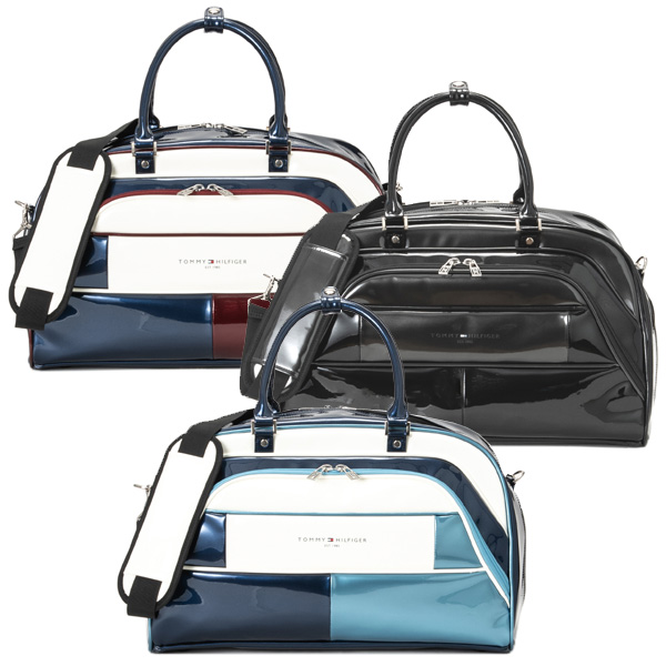 ★新品未使用★ トミーヒルフィガー エナメル ゴルフ ボストンバック TOMMY HILFIGER GOLF ボストンバッグエナメルスポーツ