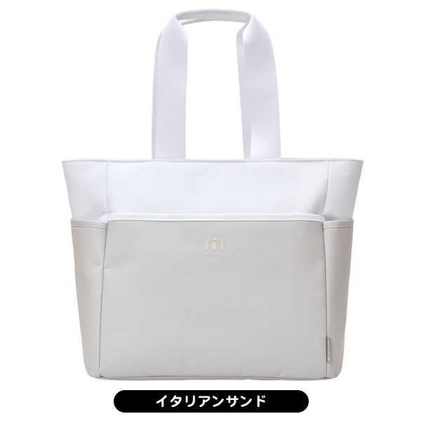 【新品】travisMathew トートバッグ グレー/ホワイト トラヴィスマシュー トートバッグ 7AN910 メンズ レディース RTM 2026