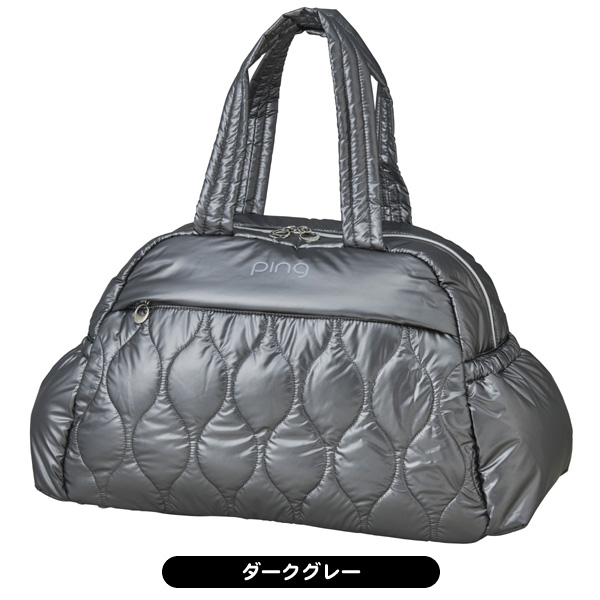 ピンゴルフ　レトロボストンバッグ　新品未使用　希少品 パープル ピン ボストンバッグ GB-L2601 レディース パフィー 2026年モデル