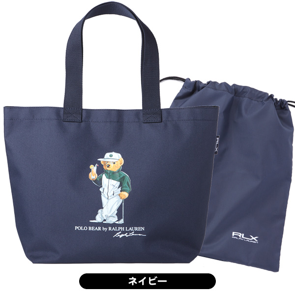 RLX ラルフローレン 2025 RLT018 ポロゴルフ トートバッグ 巾着付き