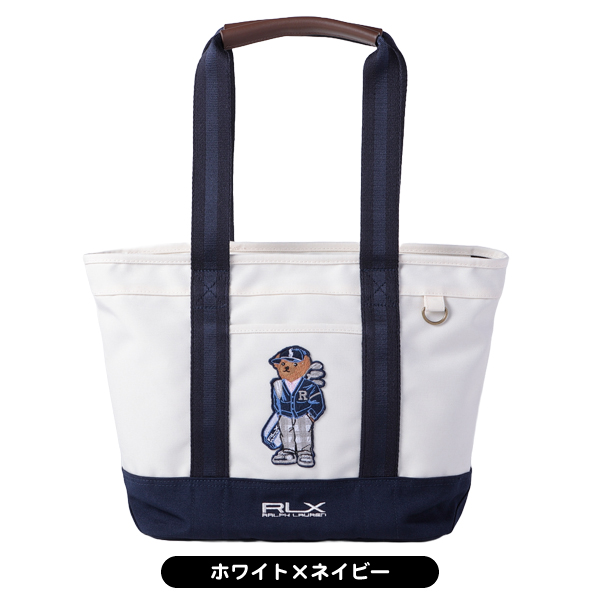 RLX GOLFメンズホワイト カートトートバッグ カートバッグ メンズ