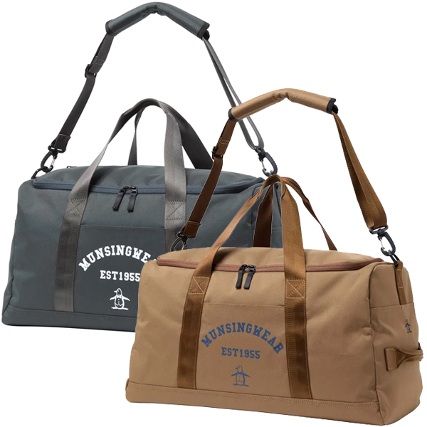 マンシング ボストンバッグ MG5FBB02M ディタッチャブルポーチ 2025年