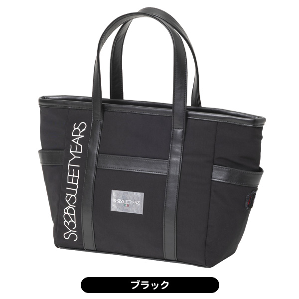 SY32 ラウンドトートバッグ SYG-26S9-02 メンズ バーティカル ロゴ