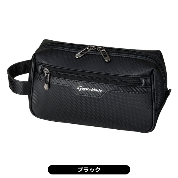 未使用 テーラーメイド ゴルフバッグ シューズケース マルチポーチ 黒