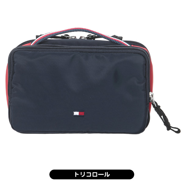 トミーヒルフィガー ゴルフ ポーチ【トリコロール】超美品！ トミーヒルフィガー ゴルフ ポーチ【トリコロール】超美品！
