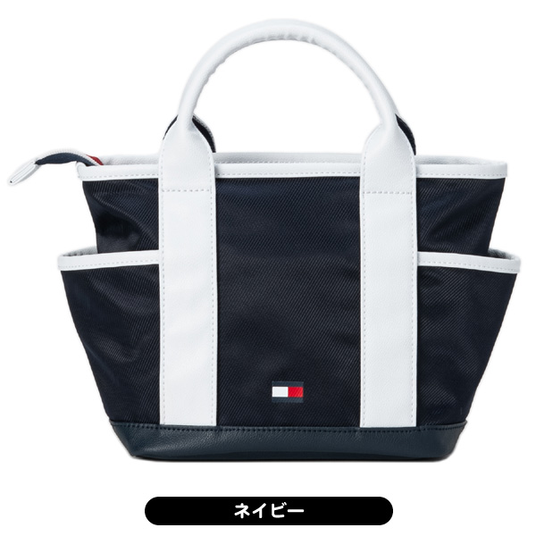 トミーヒルフィガー カートバッグ ネイビー/ホワイト/レッド トミーヒルフィガー 2024年秋冬モデル ユニセックス エナメルスポーツ