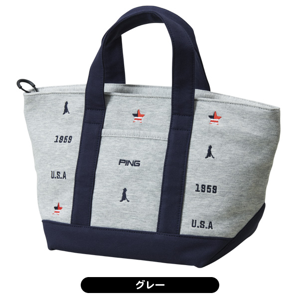 ピン 2024 GB-F2417 Mr.PING USA ラウンドトートバッグ レディース