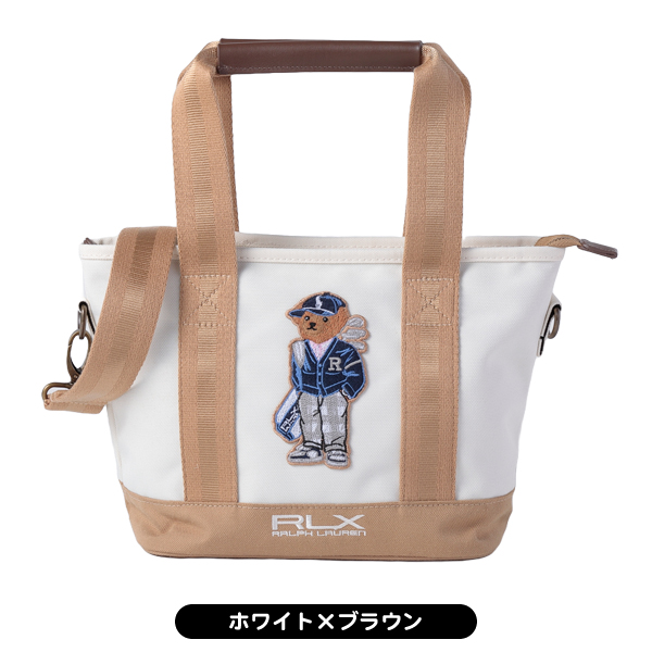 【新品】ポロ ラルフローレン RLZ013A ラウンドバッグ ホワイト 新品】ポロ ラルフローレン RLZ013A ラウンドバッグ ホワイト