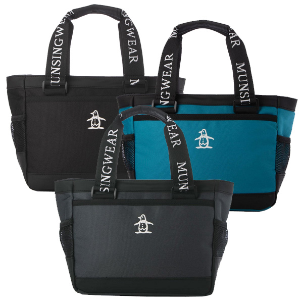 定価49,500円 マンシングウェア GOLF 持ち手牛革 日本製 ドラムバッグ マンシング（MUNSING）（レディース）ゴルフ トートバッグ