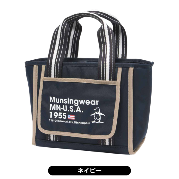 マンシング ラウンドトートバッグ MG6STT47M メンズ ナイロンツイル