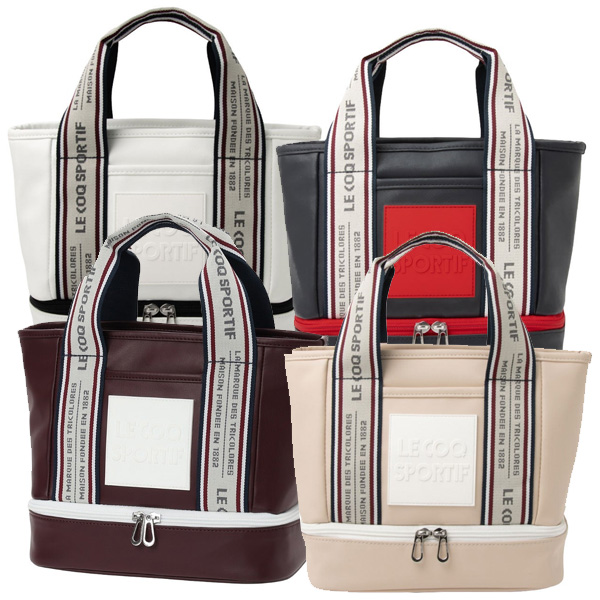 ルコック ラウンドトートバッグ LG6FTT40L レディース ジャガード