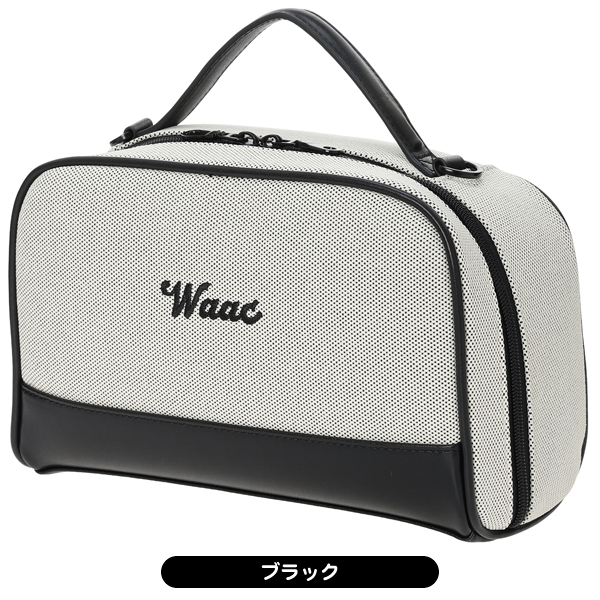 ワック　ゴルフ巾着バッグ　カートバッグ ホワイト　新品未使用 WAAC ワック カートバッグ ポーチ ラウンドバック 072254820 中綿巾着